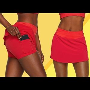 Outdoor Voices OV Scarlet Red Hudson Skort